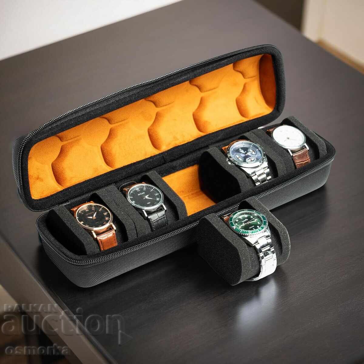 Аукцион Калъф за съхранение и транспортиране на часовници носене кут