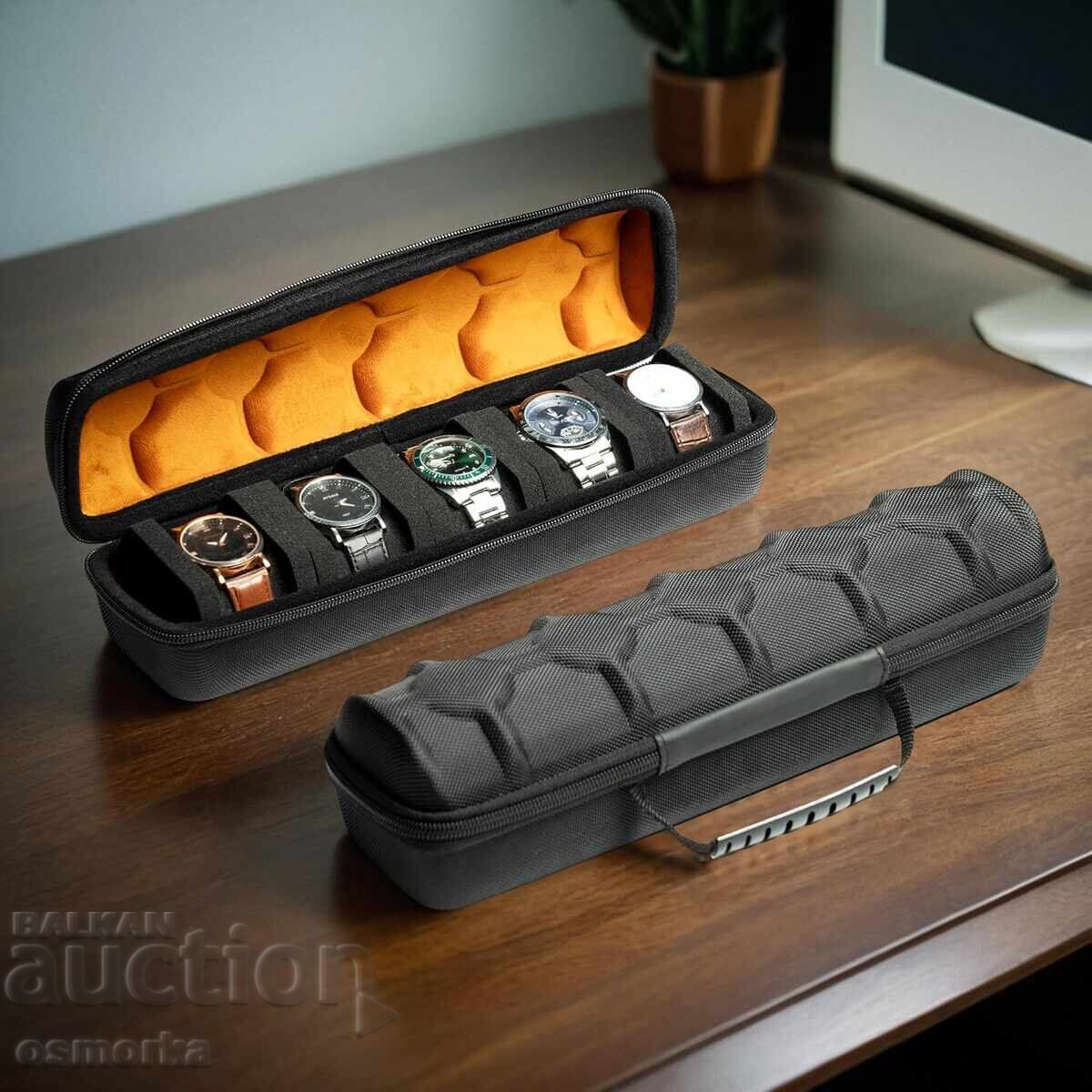 Калъф за съхранение и транспортиране на часовници носене кут