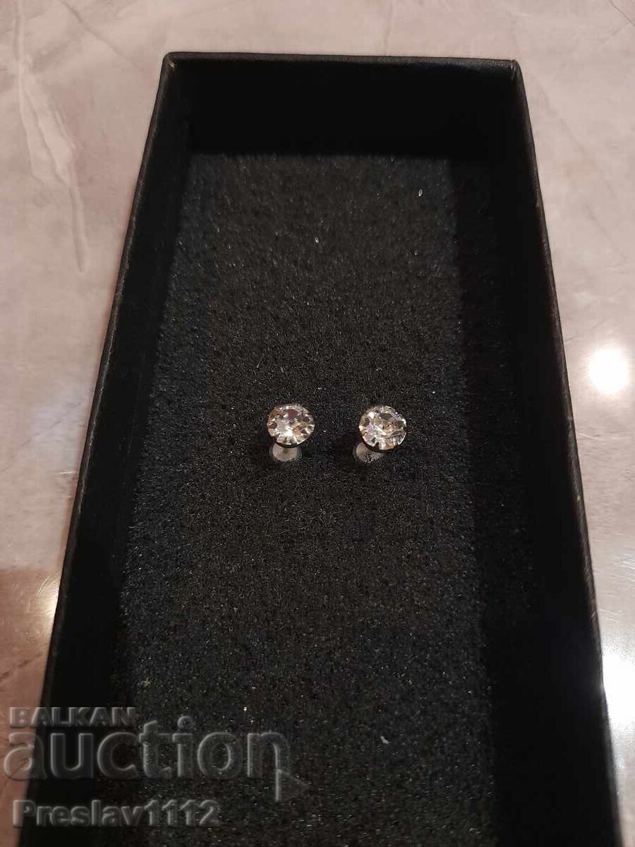 Cercei cu Zirconi 6mm