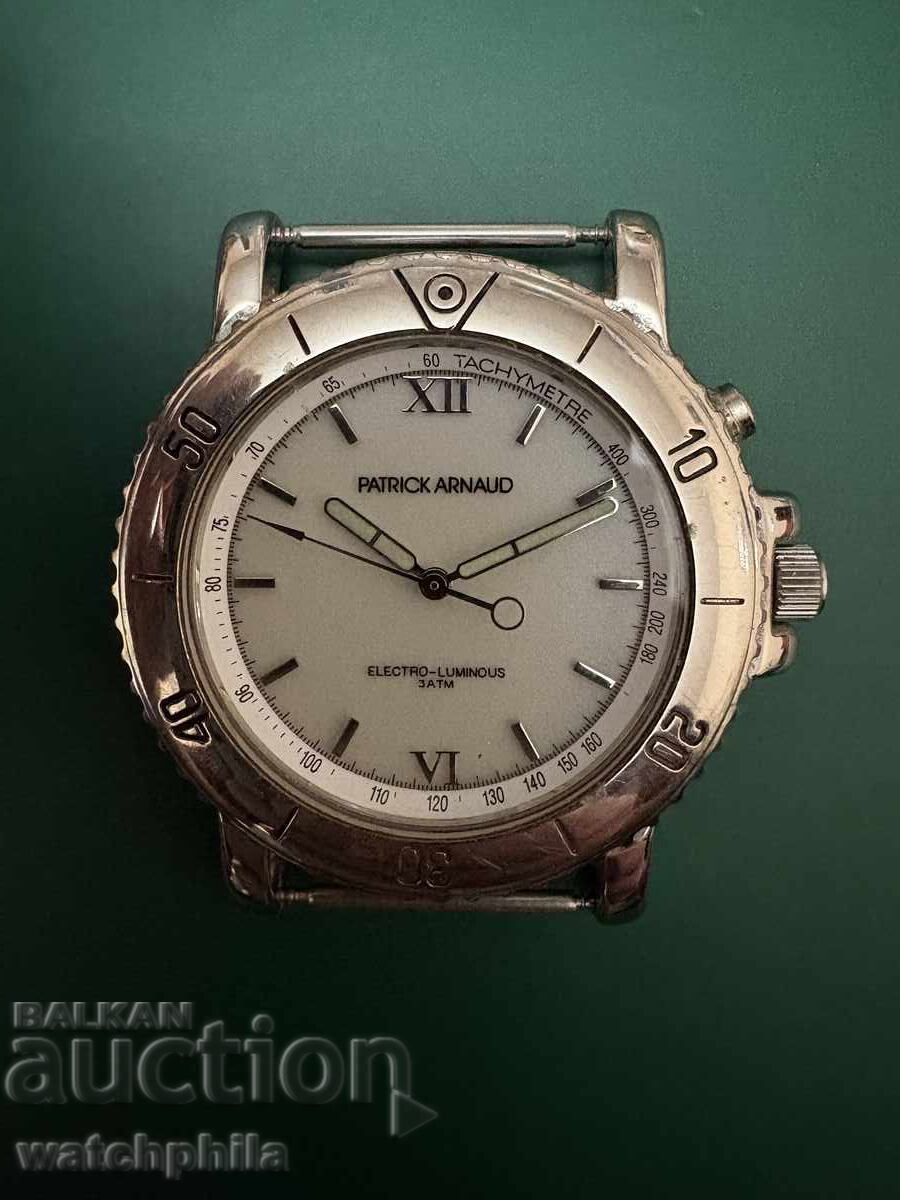 Patrick Arnaud Electro-Luminous rare men's watch. Works with price € 1.60 | 3.13 BGN