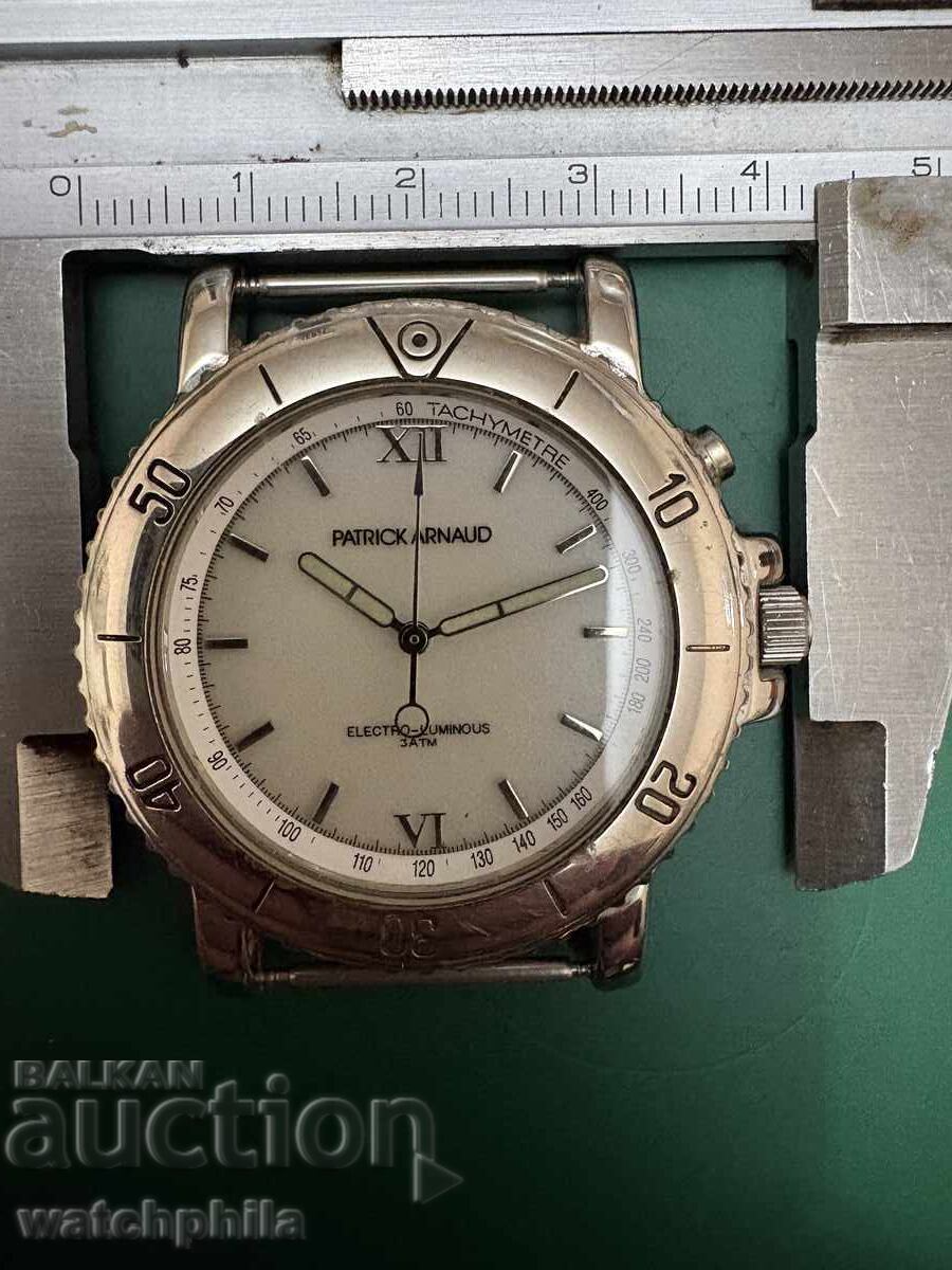 Patrick Arnaud Electro-Luminous rare men's watch. Works - 6