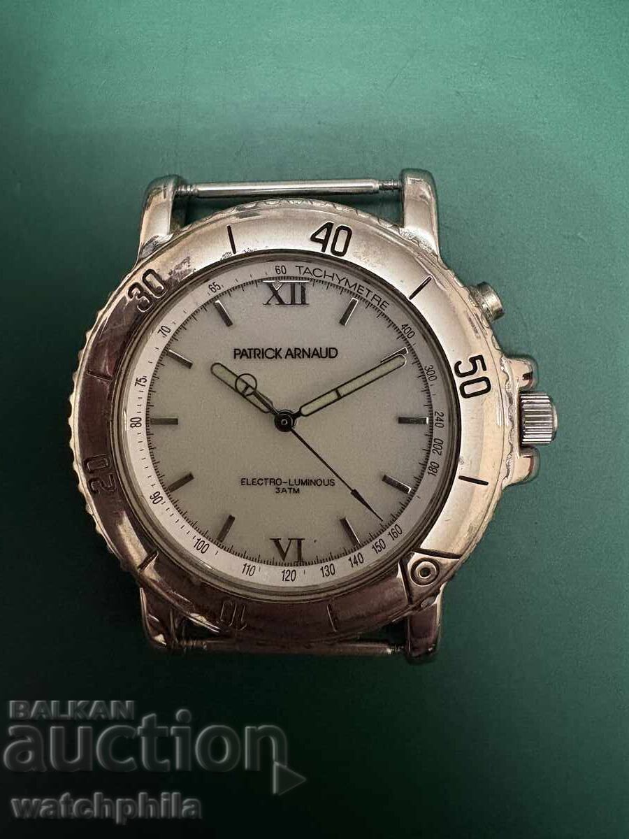 Patrick Arnaud Electro-Luminous rare men's watch. Works