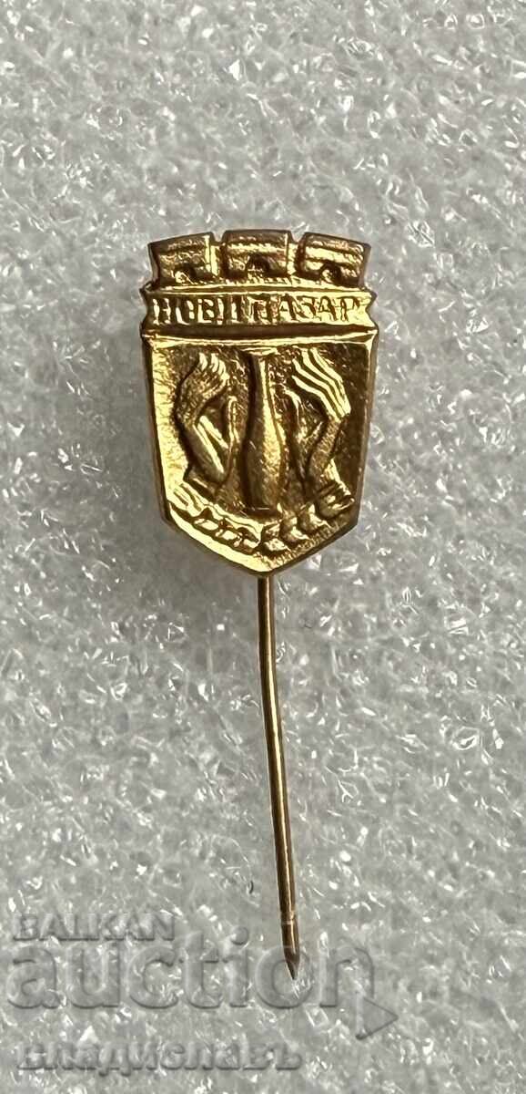 καρφίτσα έμβλημα πόλης ΝΟΒΙ ΠΑΖΑΡ