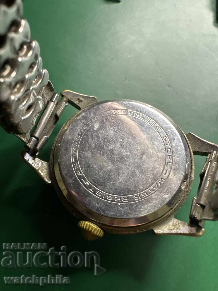 Philos στρατιωτικού τύπου ελβετικό ανδρικό ρολόι. Λειτουργεί. Σπάνιο με τιμή € 0.01 | 0.02 BGN