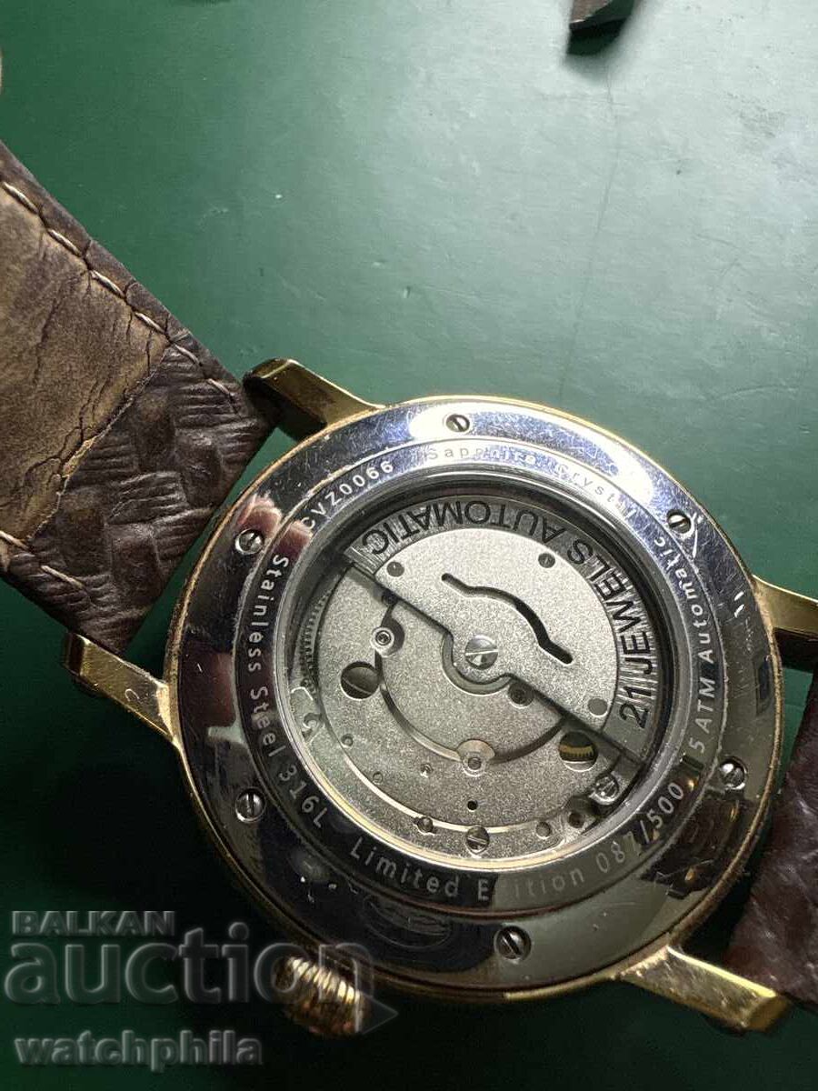 Аукцион Carl Van Zeyten Automatic limited edition мъжки часовник