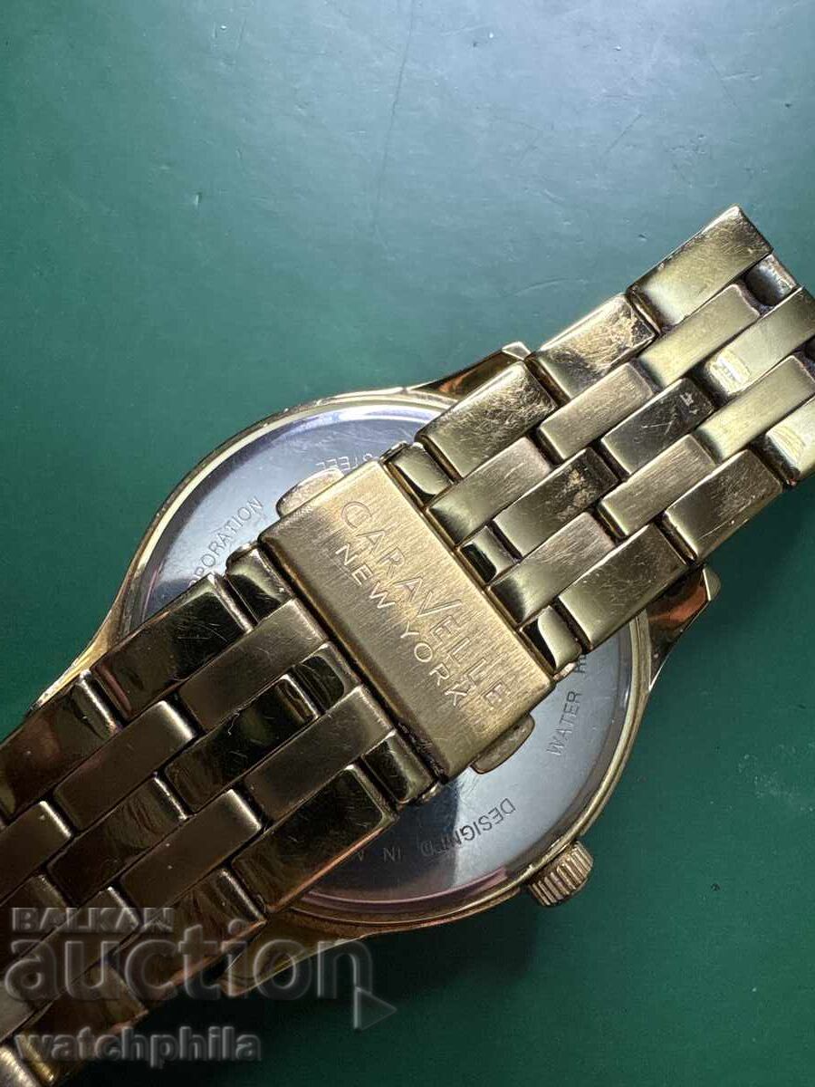 Auction  Caravelle New York By Bulova men's watch. Rare. Working