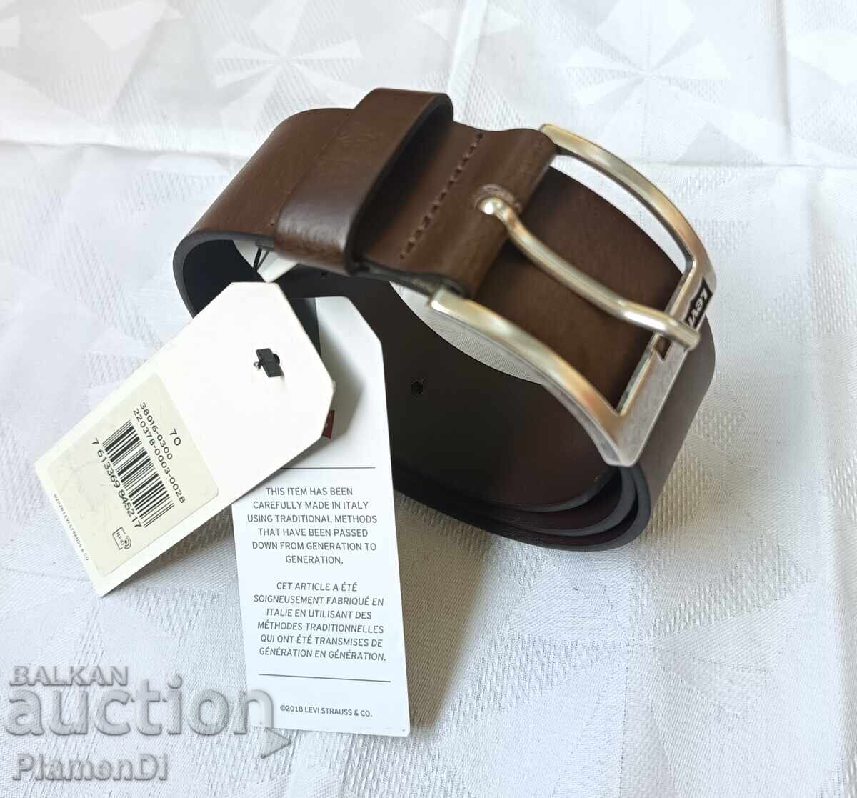 Καινούργια αυθεντική ζώνη Levi's - 100% γνήσιο δέρμα με τιμή € 10.00 | 19.56 BGN