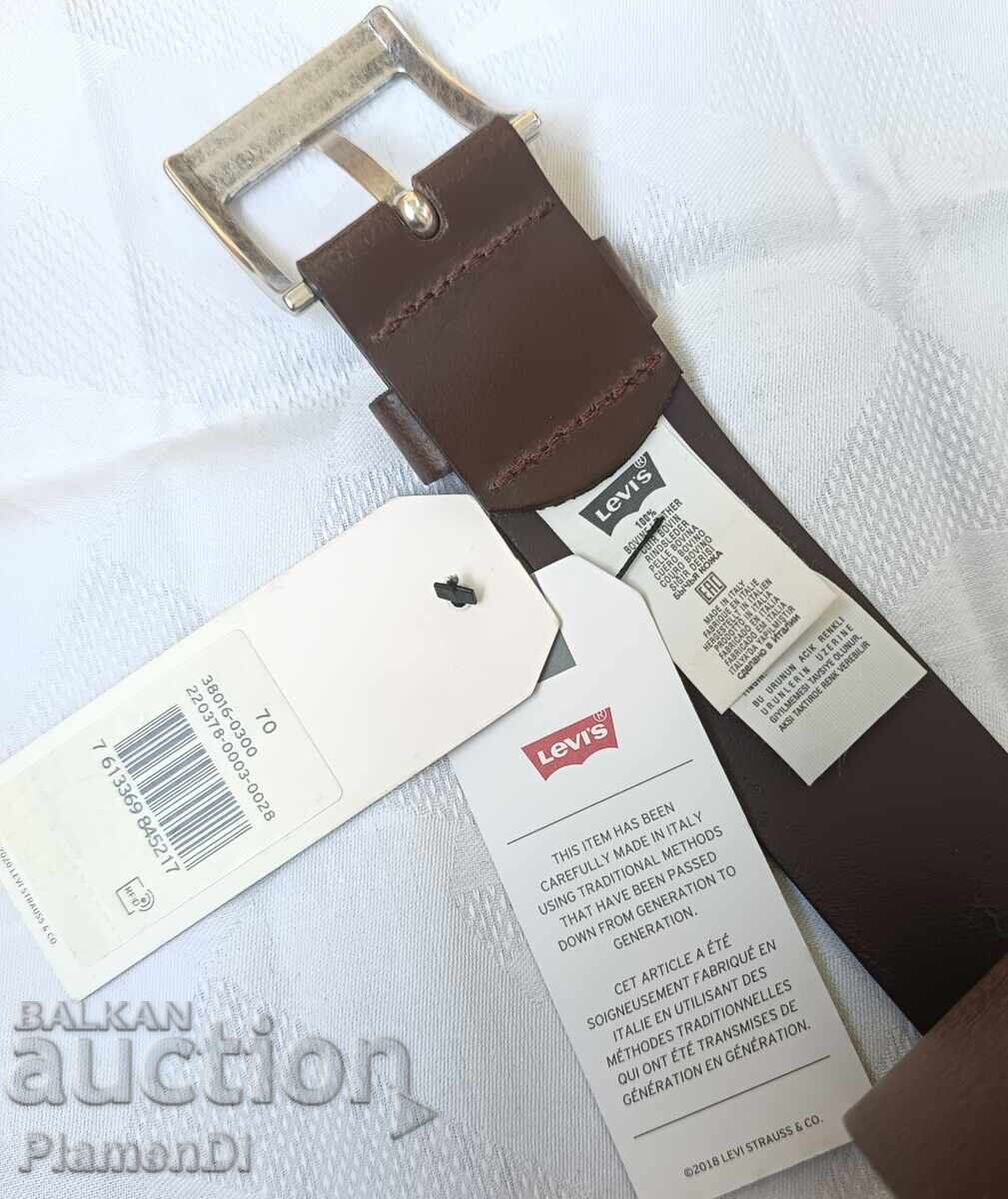 Παράδοση Καινούργια αυθεντική ζώνη Levi's - 100% γνήσιο δέρμα