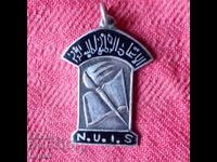 Rare silver badge