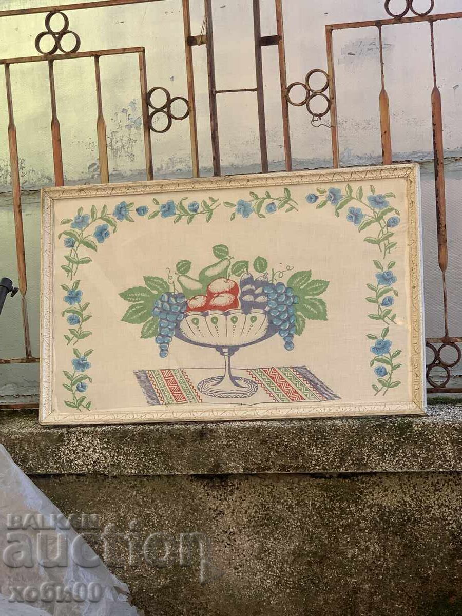 Tablou vechi, imprimeu bulgăresc pe pânză cu preț € 15.34 | 30.00 BGN
