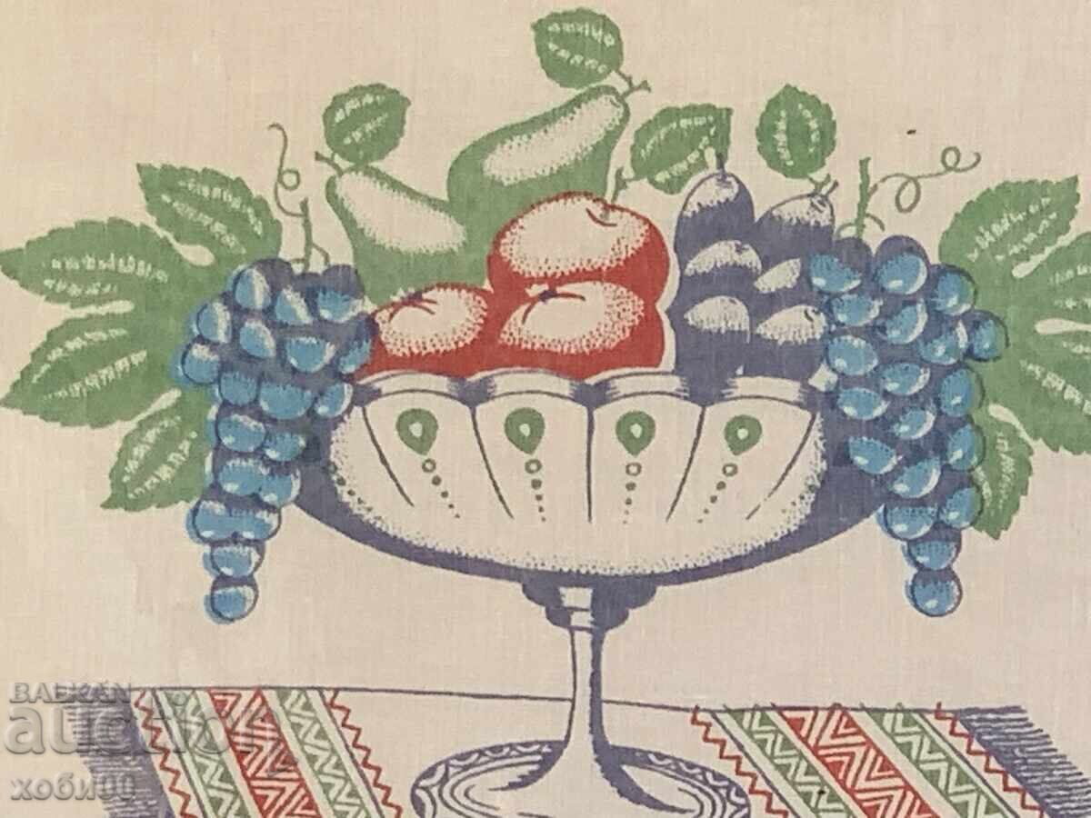 Tablou vechi, imprimeu bulgăresc pe pânză - 5