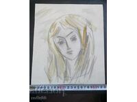 Рисунка портрет момиче