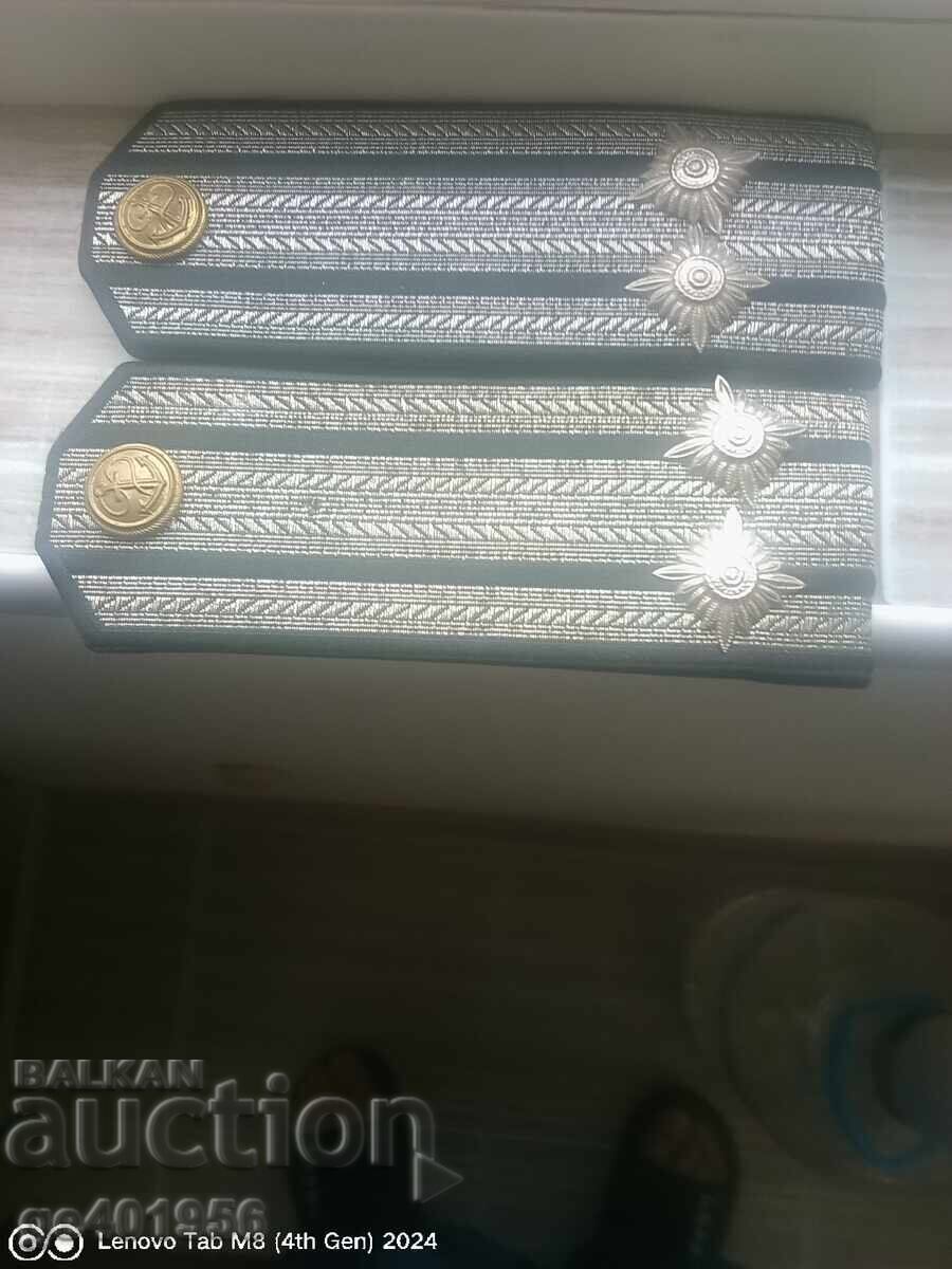 Shoulder boards Captain 2nd rank Bulgaria Navy - 5