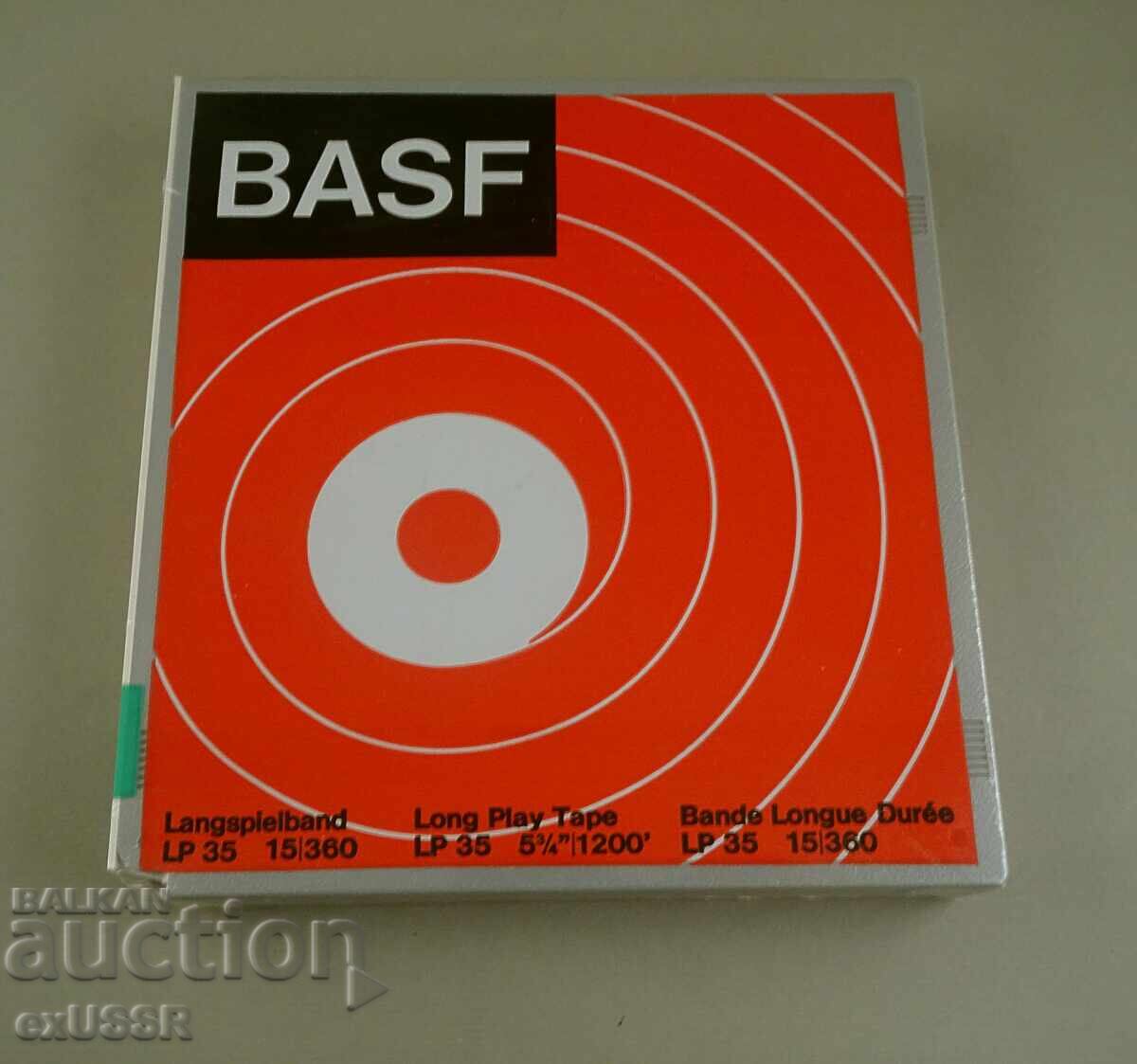 Μαγνητοταινία BASF σε καρούλι, σφραγισμένη με τιμή € 20.00 | 39.12 BGN