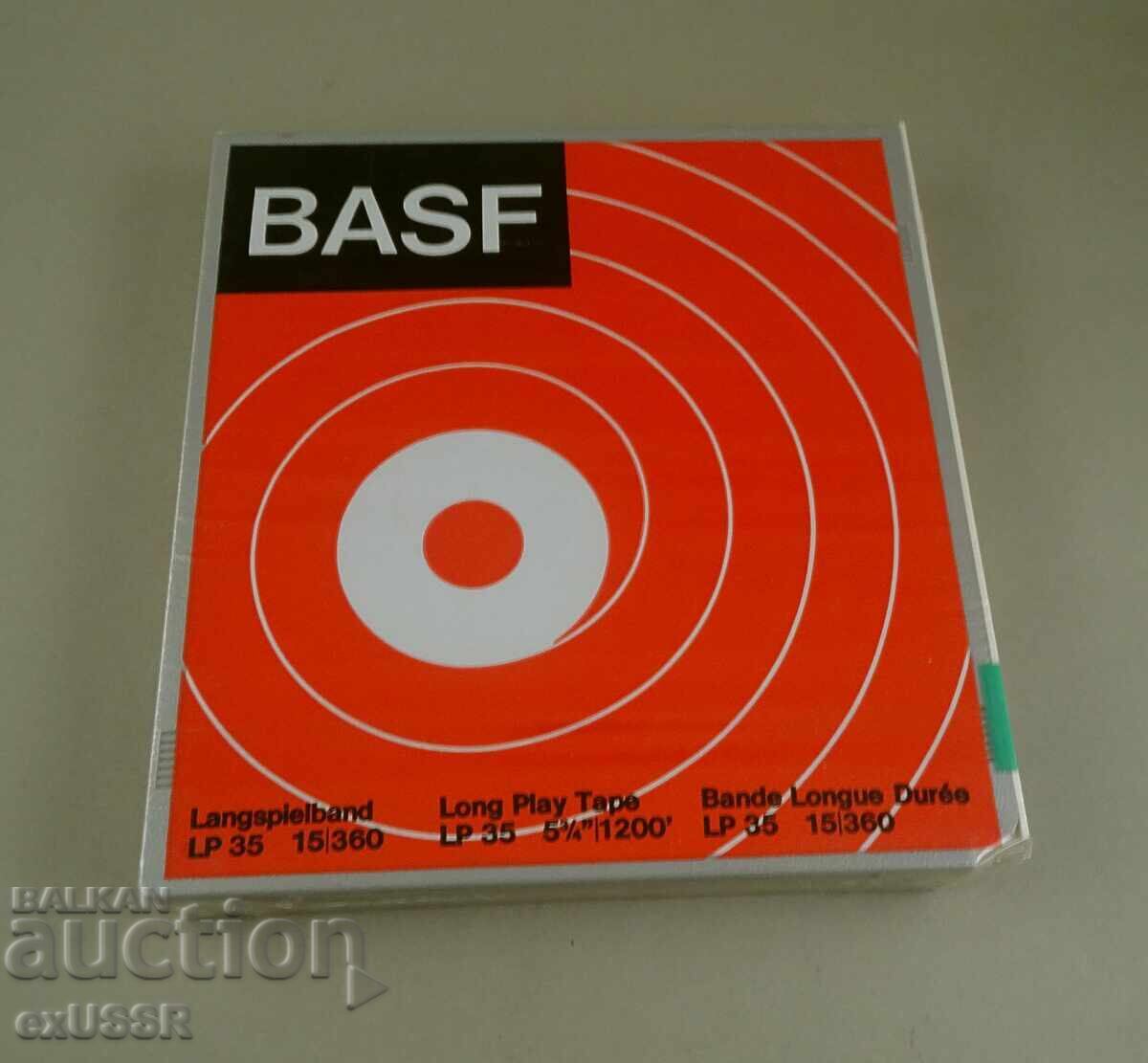 Магнетофонна ролка с лента BASF ,запечатана