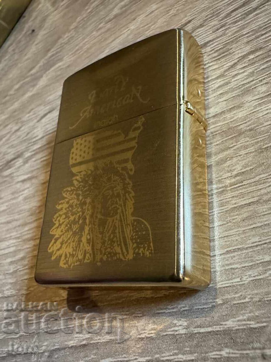 Delivery of Zippo lighter early American Indian
