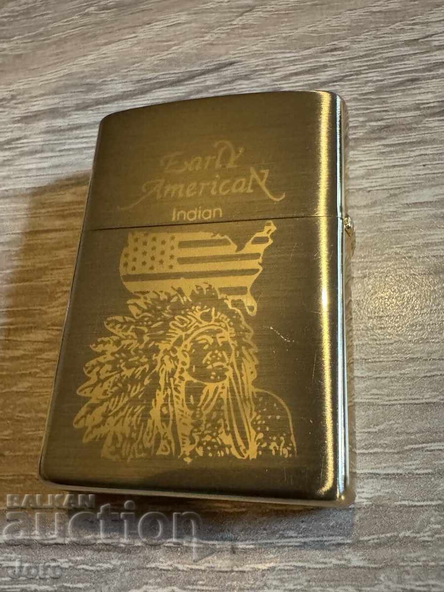 Zippo lighter early American Indian