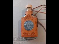 Collectible bottle with leather case Romania
