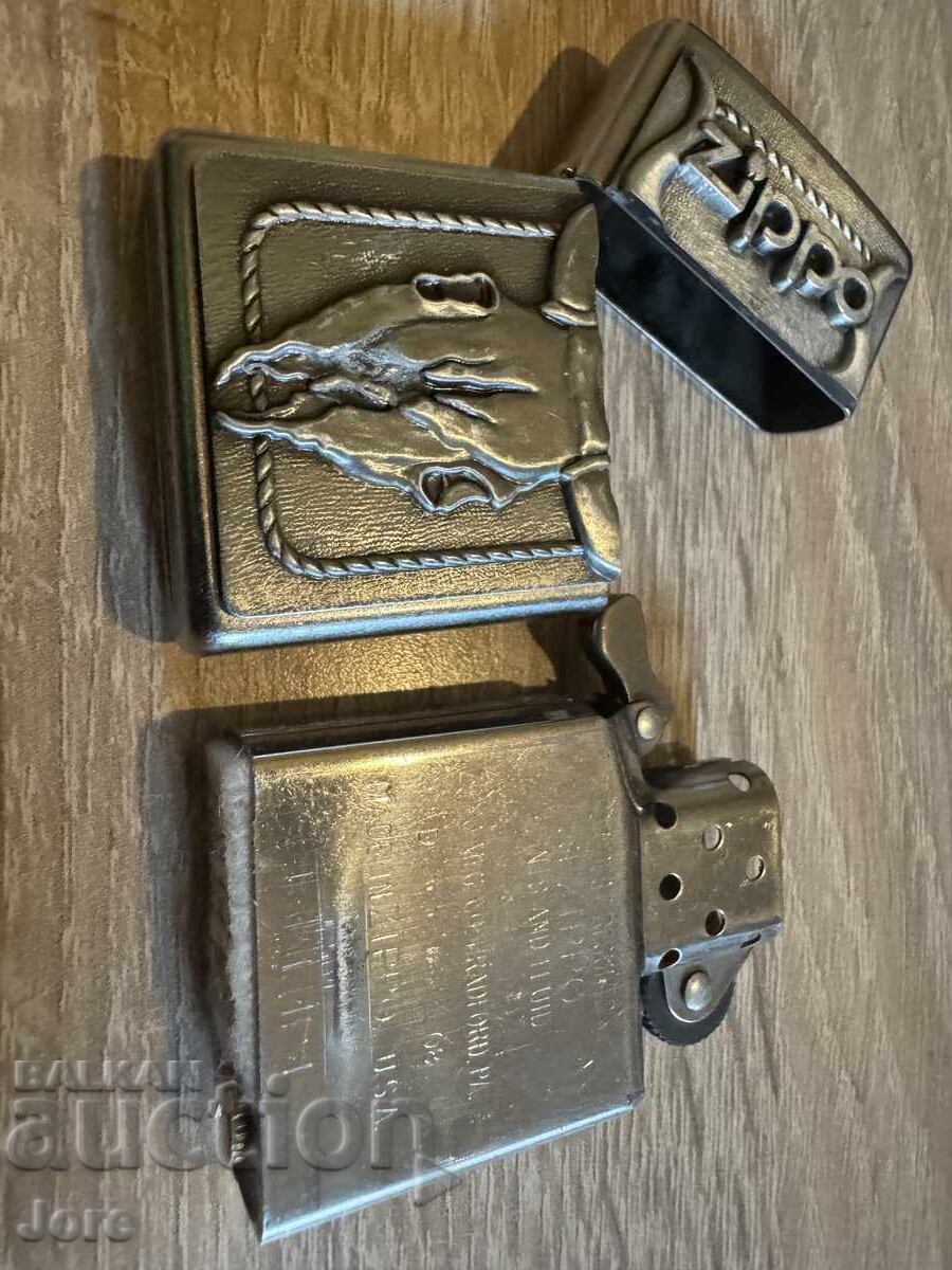 Δημοπρασία Αναπτήρας Zippo με κρανίο ταύρου