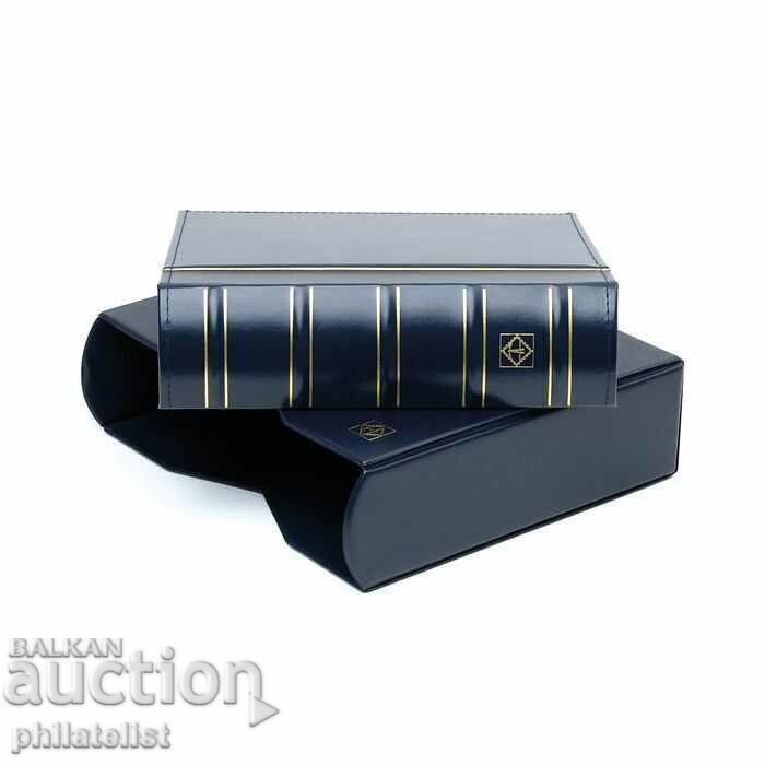 album pentru 200 de plicuri FDC, carduri Leuchtturm albastre /c