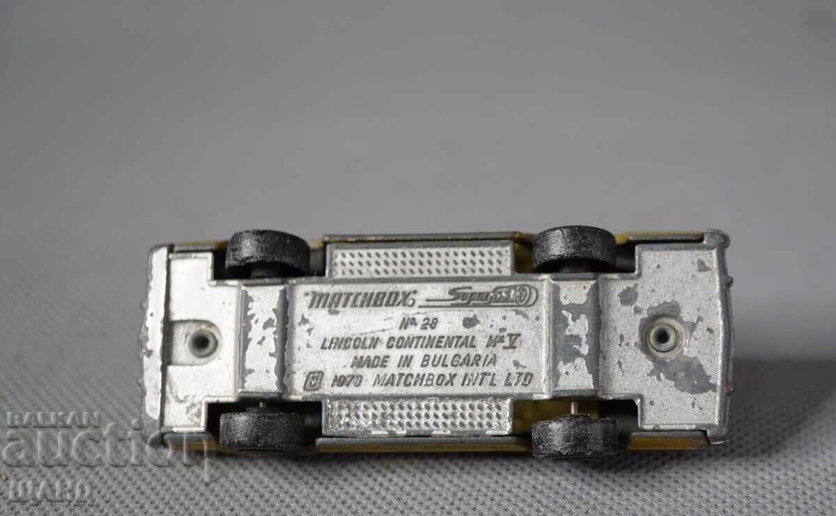 1979 MATCHBOX BG LINCOLN CONTINENTAL Mașinuță metalică model - 5