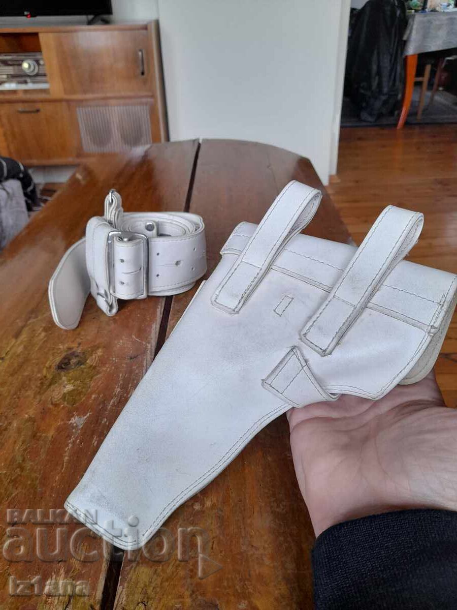 Δημοπρασία Παλιά ζώνη αστυνομικού, θήκη όπλου