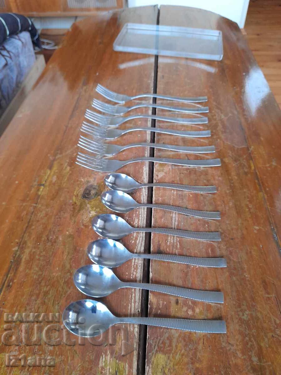 Vintage Russian cutlery set - 6