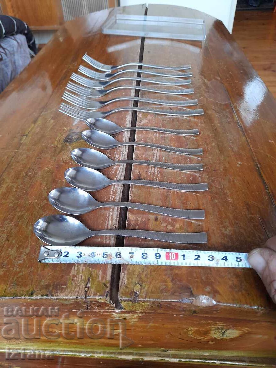 Vintage Russian cutlery set - 7