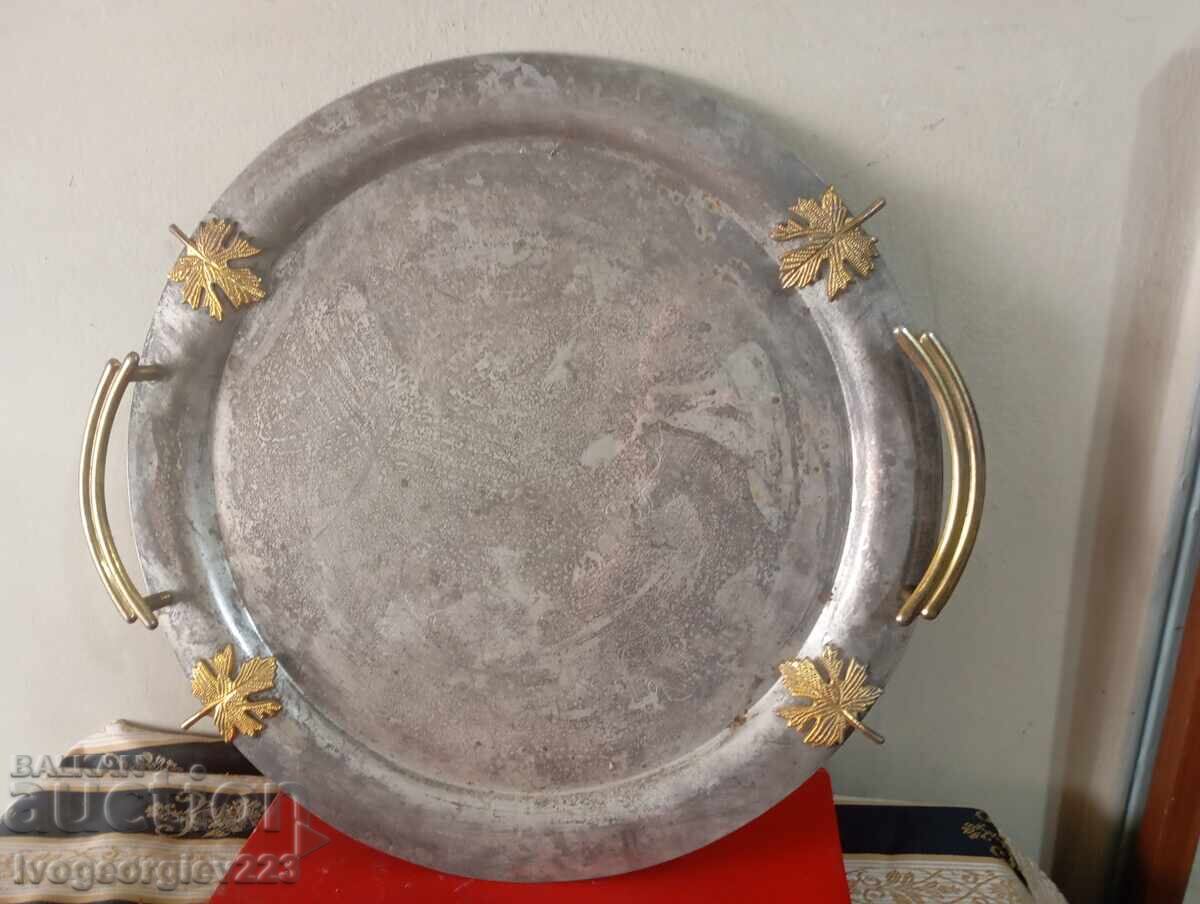 Vintage τάβλι, δίσκος σερβιρίσματος