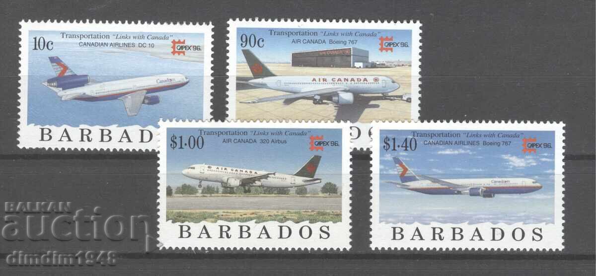 Barbuda - airmail/planes/, complete set, mint