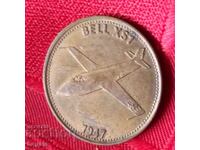 Rare 1947 Shell token
