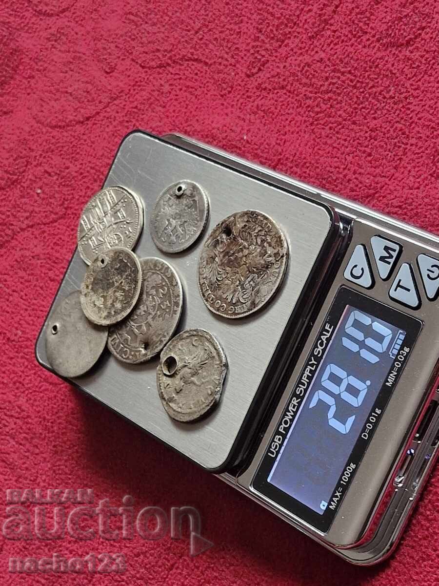 Old silver coins - 5