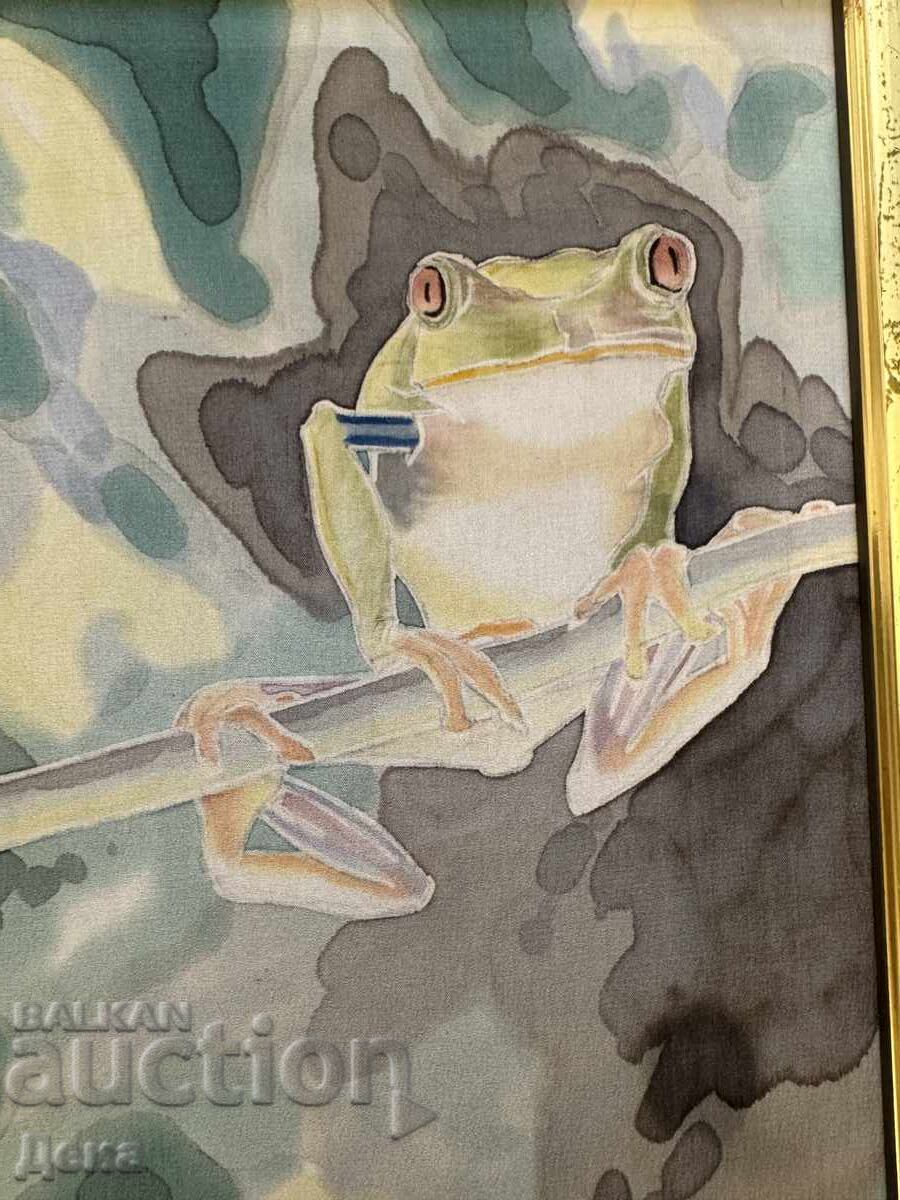 Παράδοση Silvia Hristova πίνακας σε μετάξι