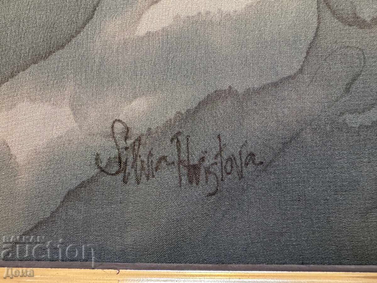 Silvia Hristova πίνακας σε μετάξι - 5