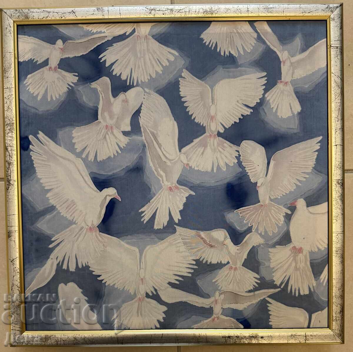 Pictură pe mătase de Silvia Hristova