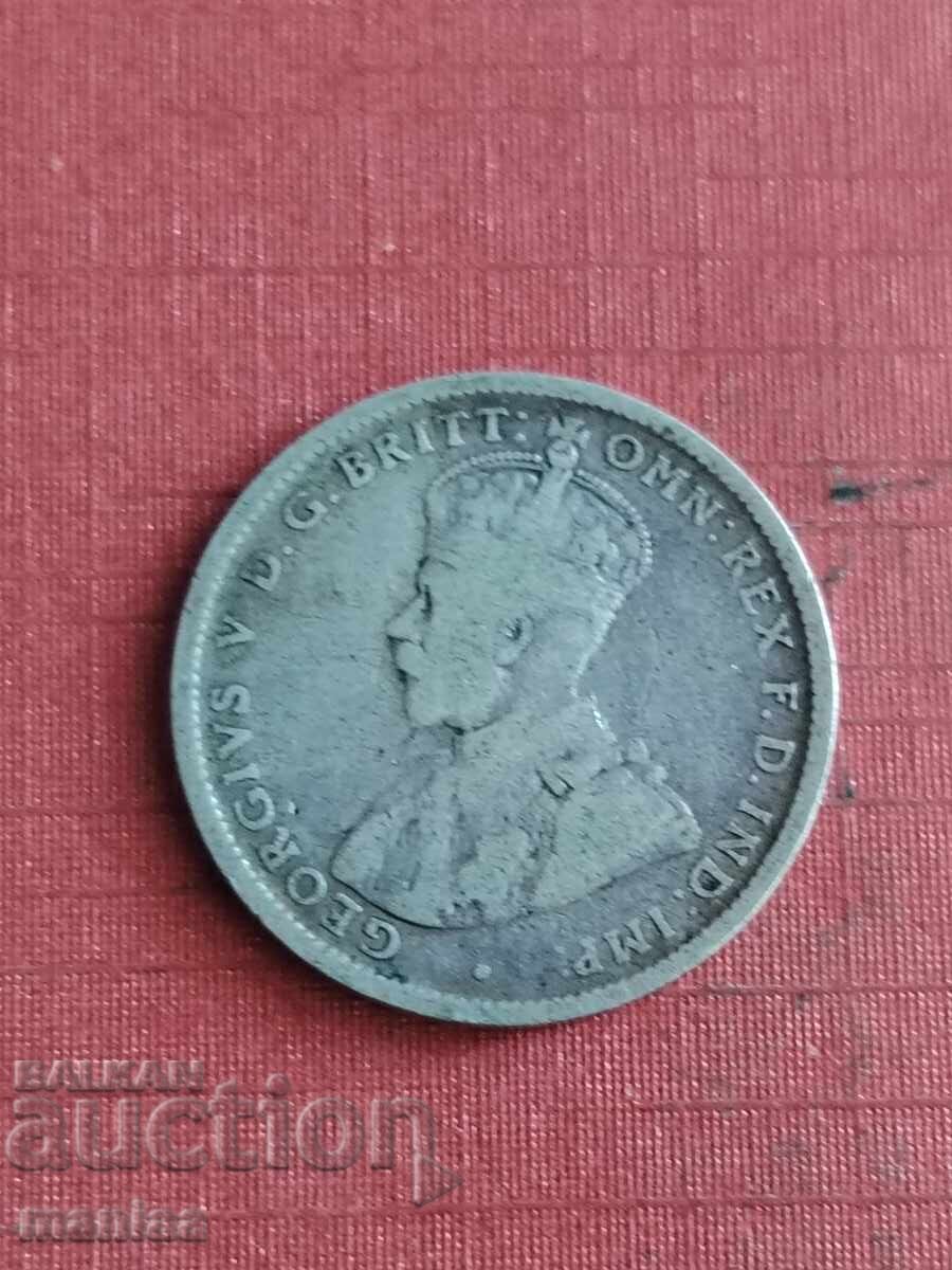 Δημοπρασία 1 σελίνι Αυστραλία 1918 Ασήμι!