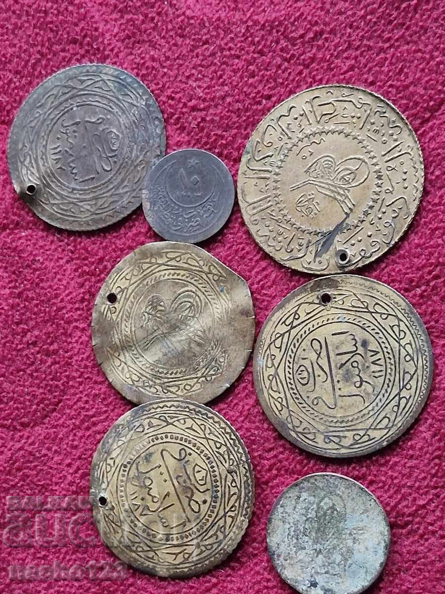 Παράδοση Παρτίδα με παλιά τουρκικά νομίσματα