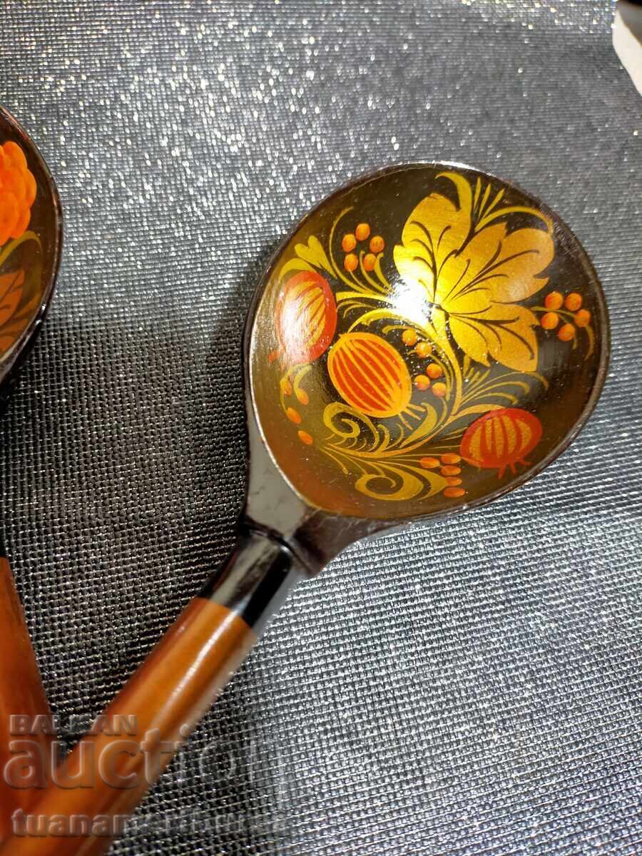 wooden decorative painted spoon - 5