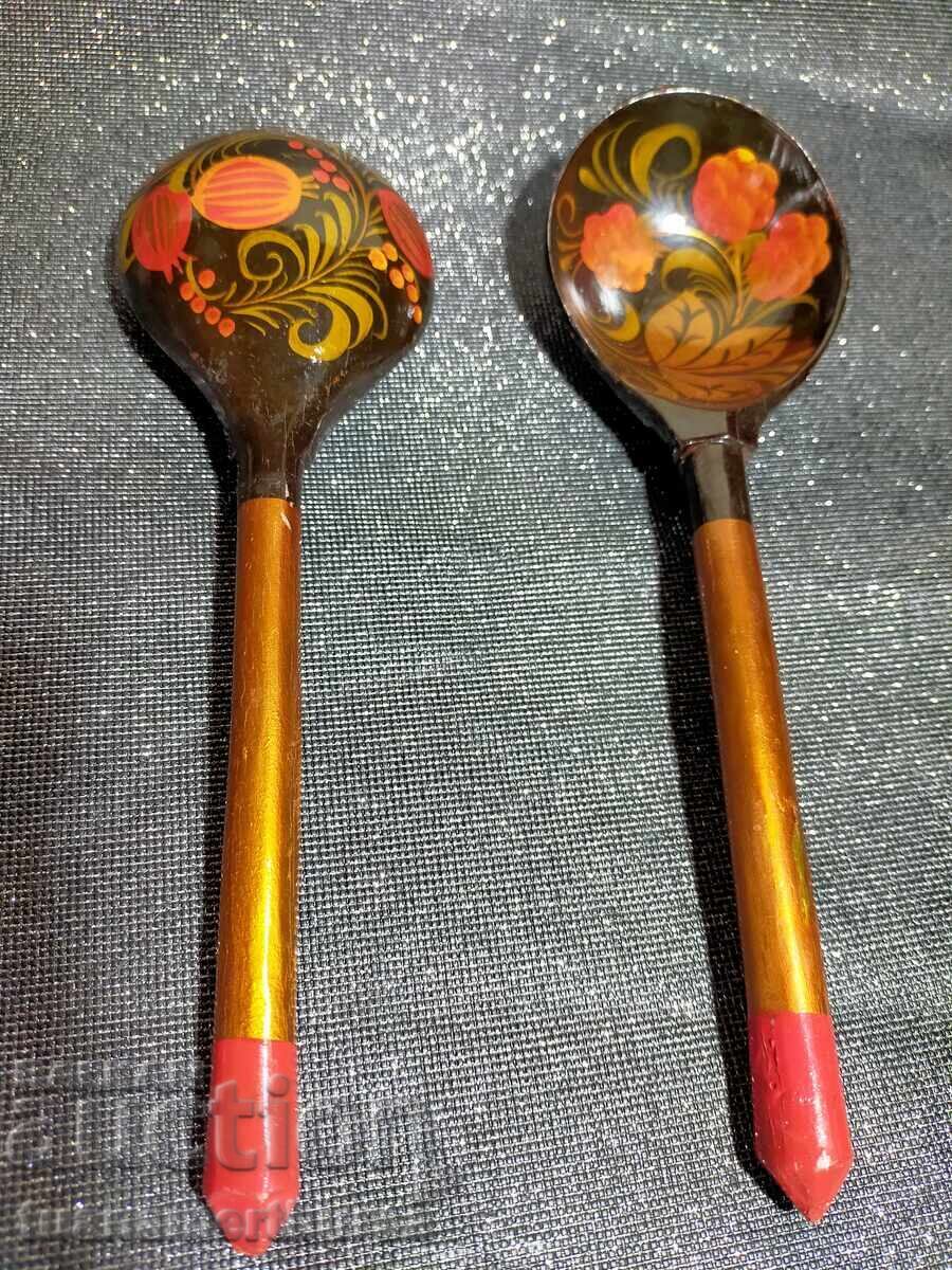 wooden decorative painted spoon - 6