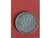 3 πένες 1948 Αυστραλία Ασήμι