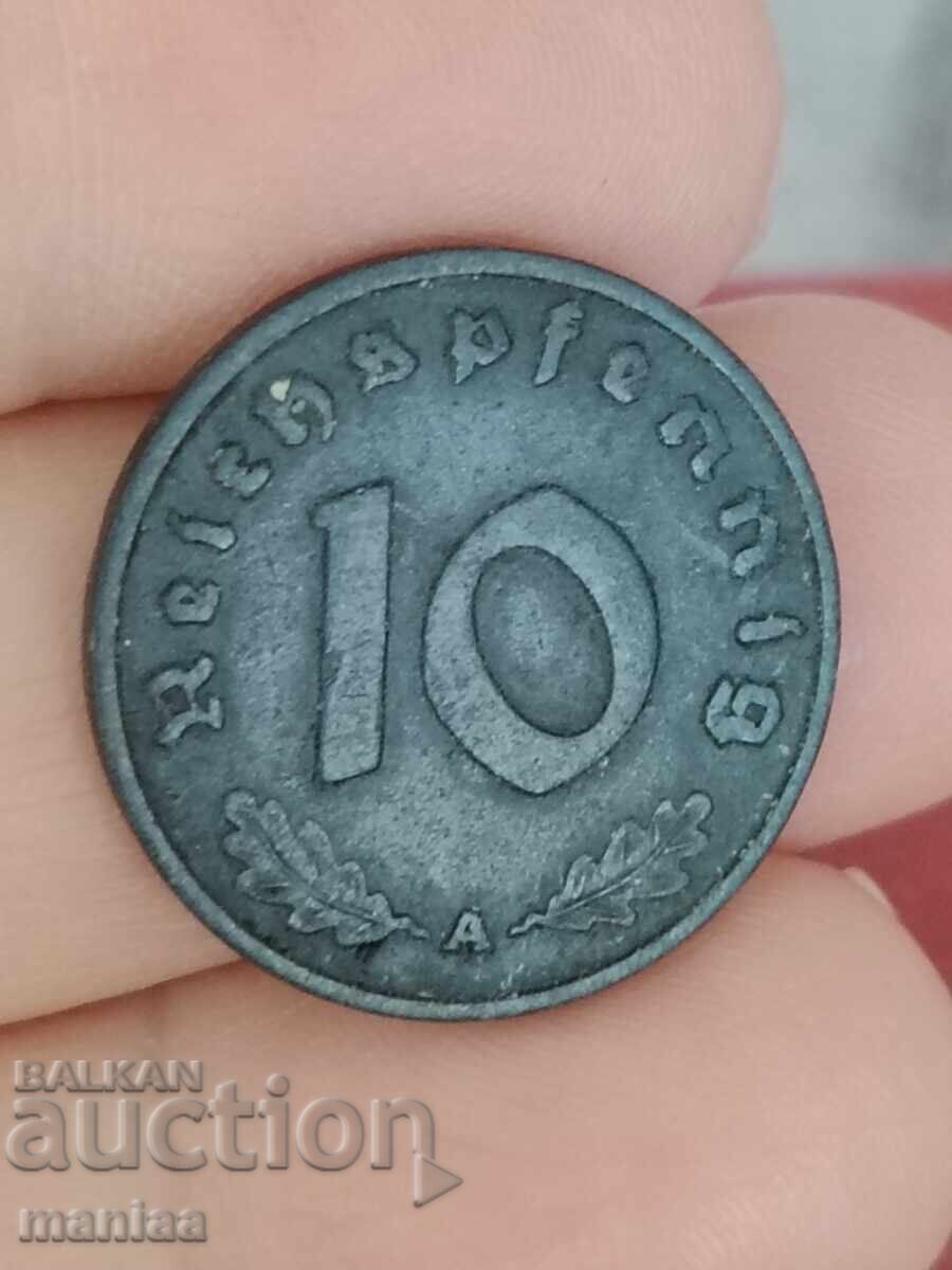 10 Pfennig 1943 A Third Reich