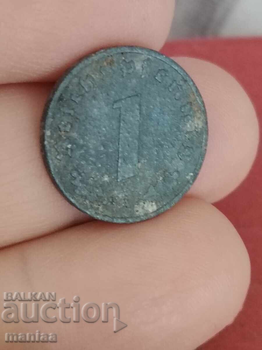 1 pfennig 1942 Al Treilea Reich