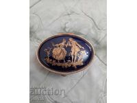 Αντίκα κουτί Λιμόζ, πορσελάνη