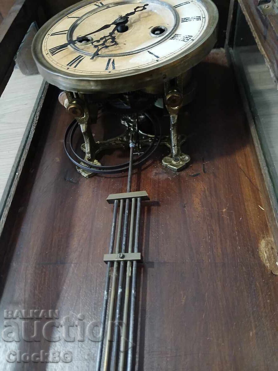 Аукцион Античен немски стенен часовник – около 1880–1900 г. Мех