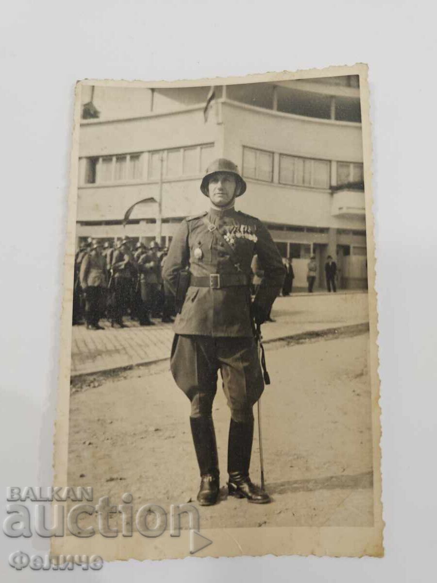 Carte poștală regală bulgărească - ofițer de infanterie - 1940