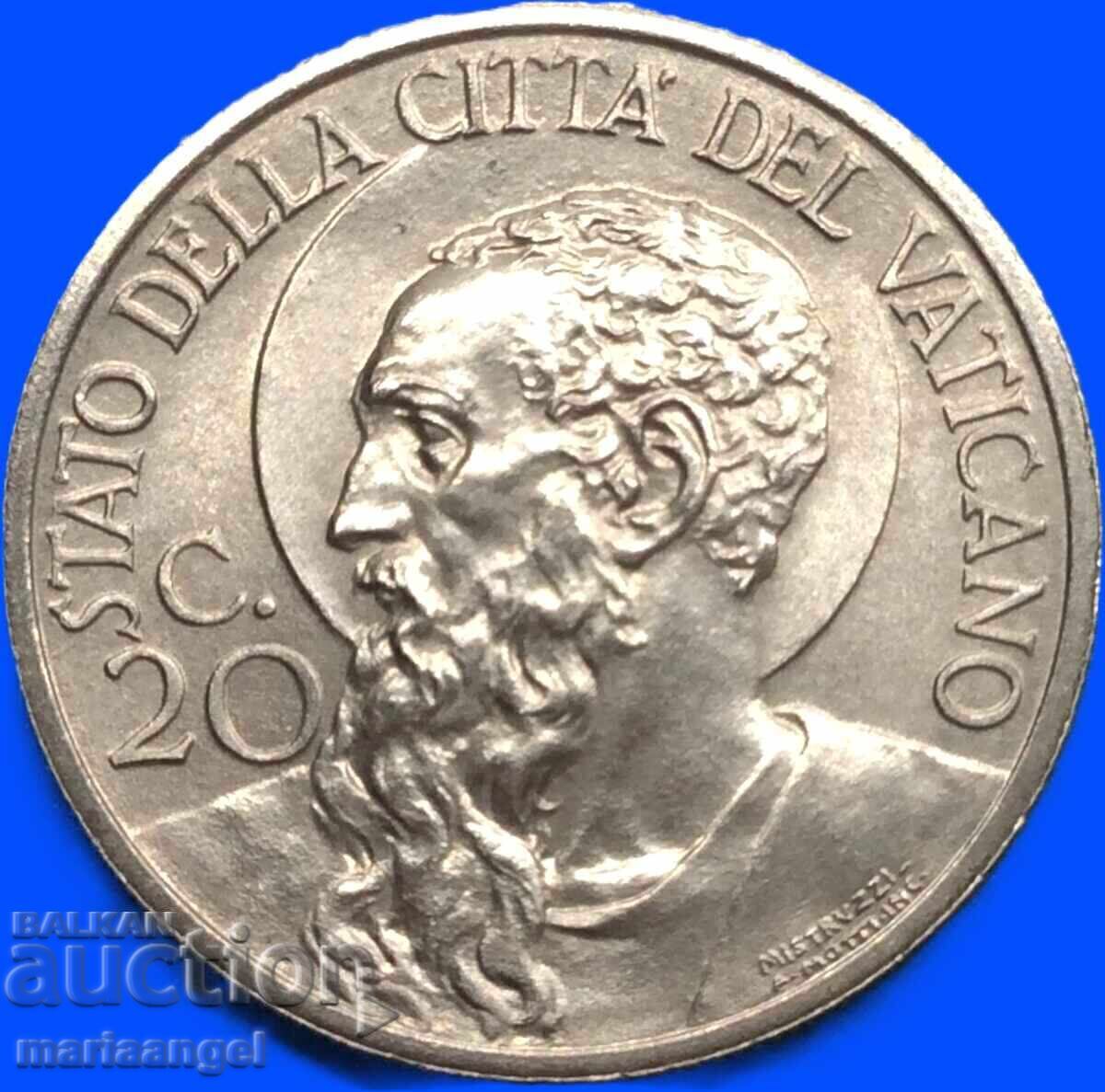 20 centesimi 1932 Vatican -