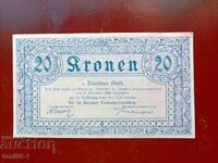 Austria 20 coroane 1918 UNC