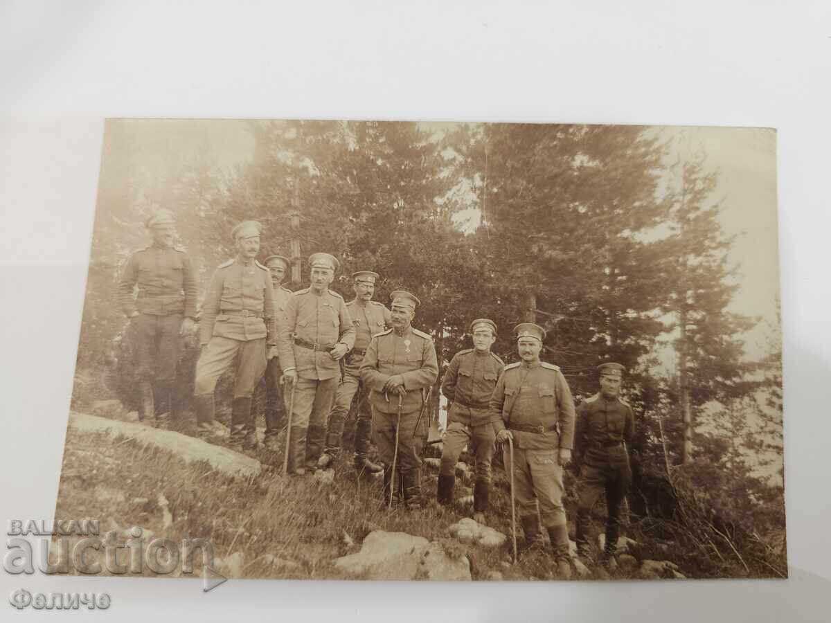 Βουλγαρική βασιλική στρατιωτική φωτογραφική κάρτα - Πρώτος Παγκόσμιος Πόλεμος