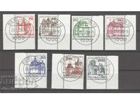 Germania "Berlin" - Mărci poștale unghiulare obișnuite cu ștampile excelente