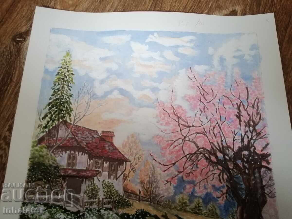 Aquarelle Η άνοιξη είναι εδώ 35,5 - 30 εκ με τιμή € 15.34 | 30.00 BGN